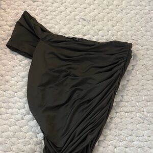 AQ/AQ US 0 Dark Green Crop Top